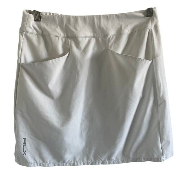 RLX Ralph Lauren White Performance Skort XS | Tennis Golf Active Athletic Skirt - Picture 2 of 10